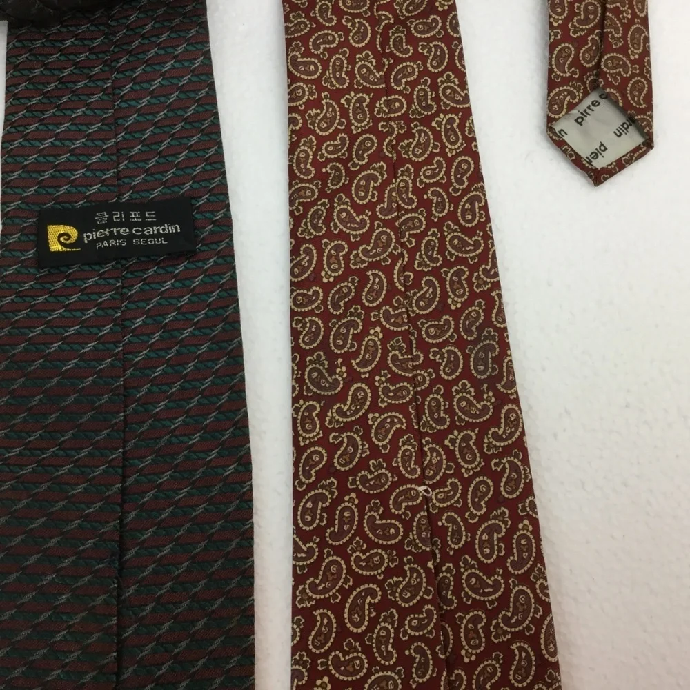 Set 4 Men's Neck Ties Pierre Cardin